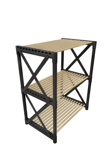 Hanah Home Estante multiusos Negro